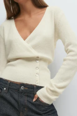 Alpaca blend knitted top