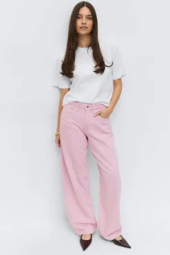 Baggy-crush jeans