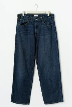Baggy snap jeans