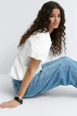 Balloon sleeve blouse