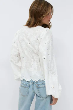 Balloon sleeve blouse