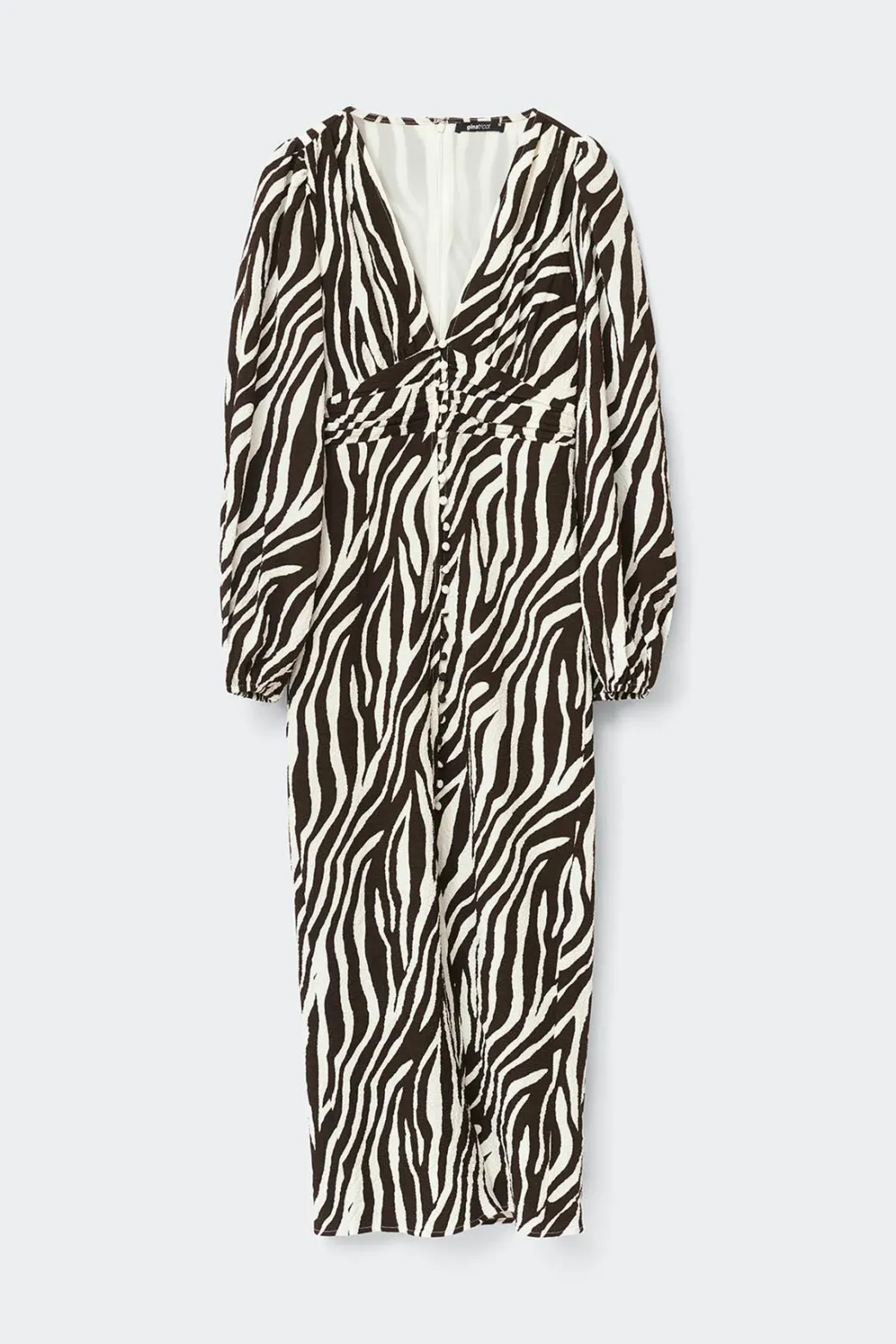 Balloon sleeve dress