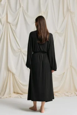 Balloon sleeve loungewear robe