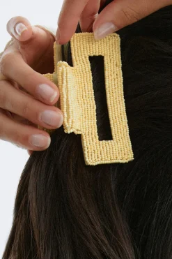 Beaded hair clip