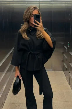 14+ belted cape