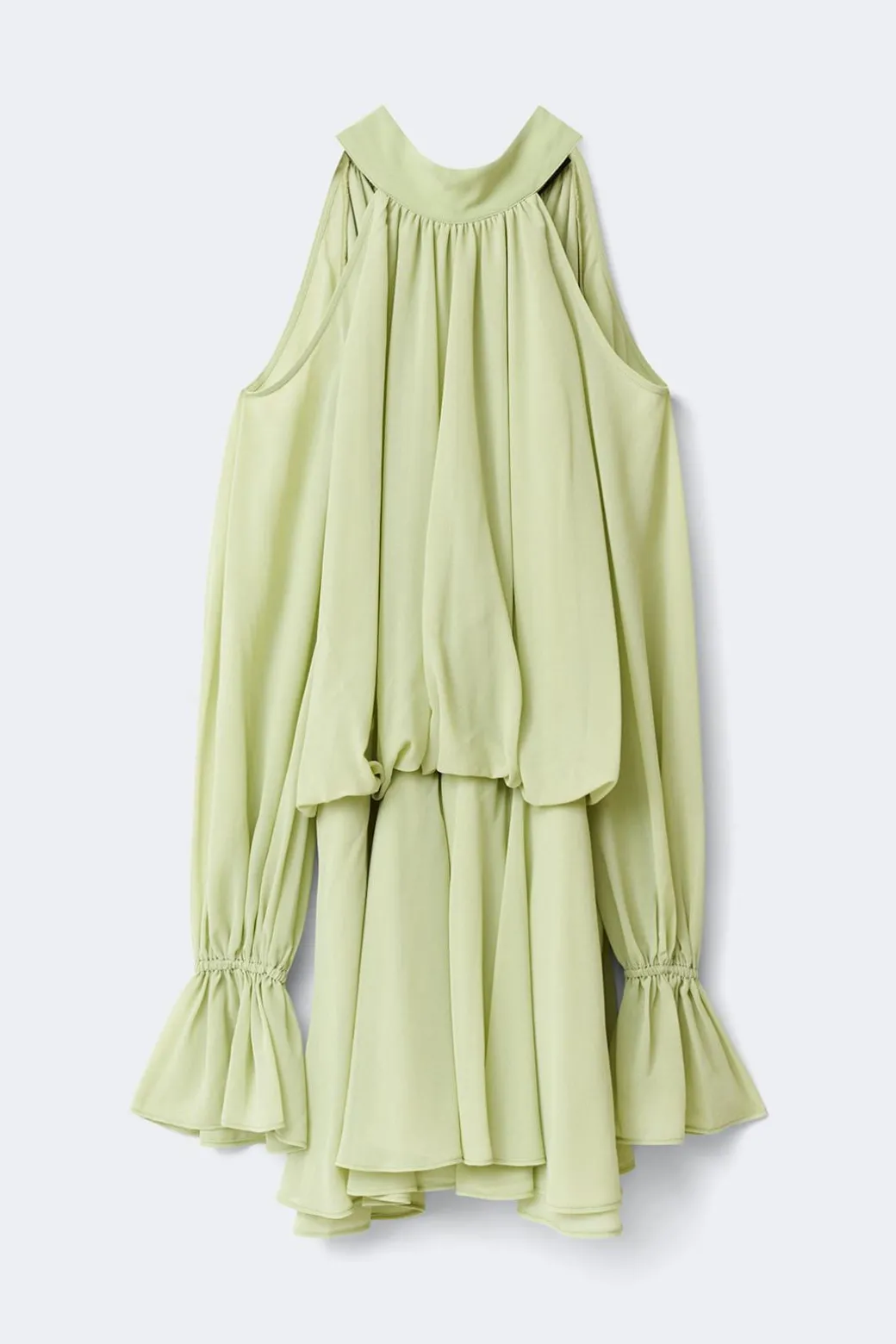 Boho chiffon mini dress