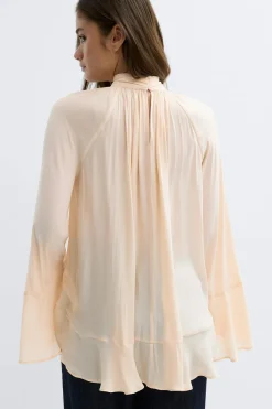 Boho frill blouse
