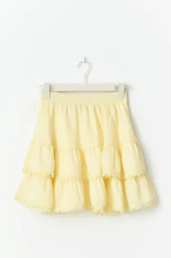 Boho mini skirt