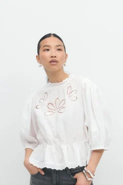 Boho peplum blouse