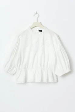 Boho peplum blouse