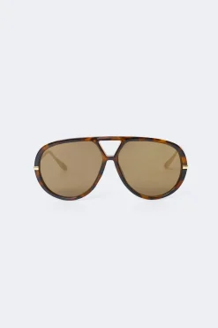 Bold aviator sunglasses
