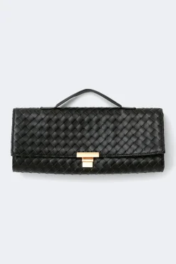 Braided clutch bag