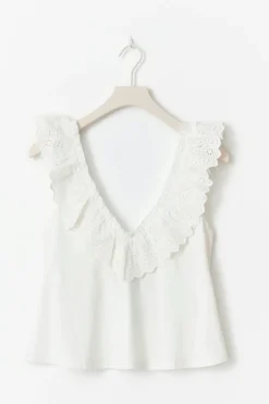 Broderie anglaise singlet