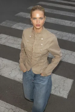 Button down uniform jacket