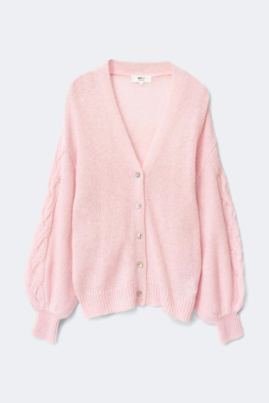 Chunky knitted cardigan
