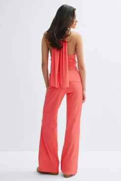 14+ coral baggy yoga pants