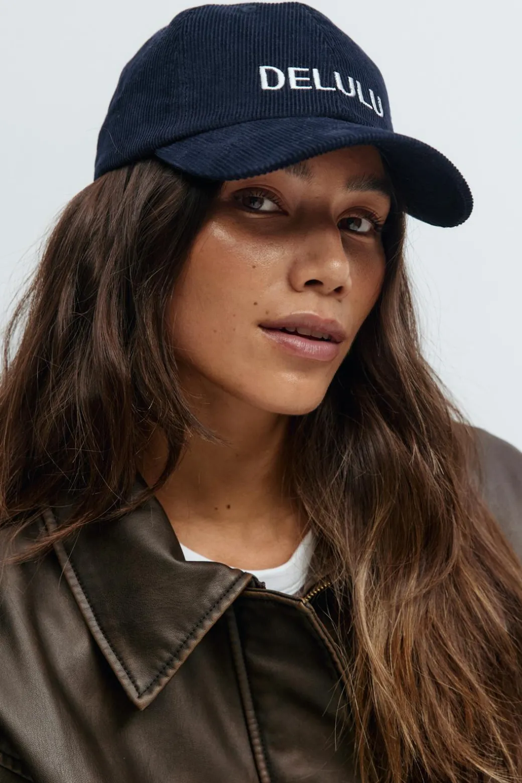 Corduroy cap