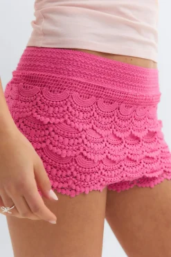 14+ crochet shorts