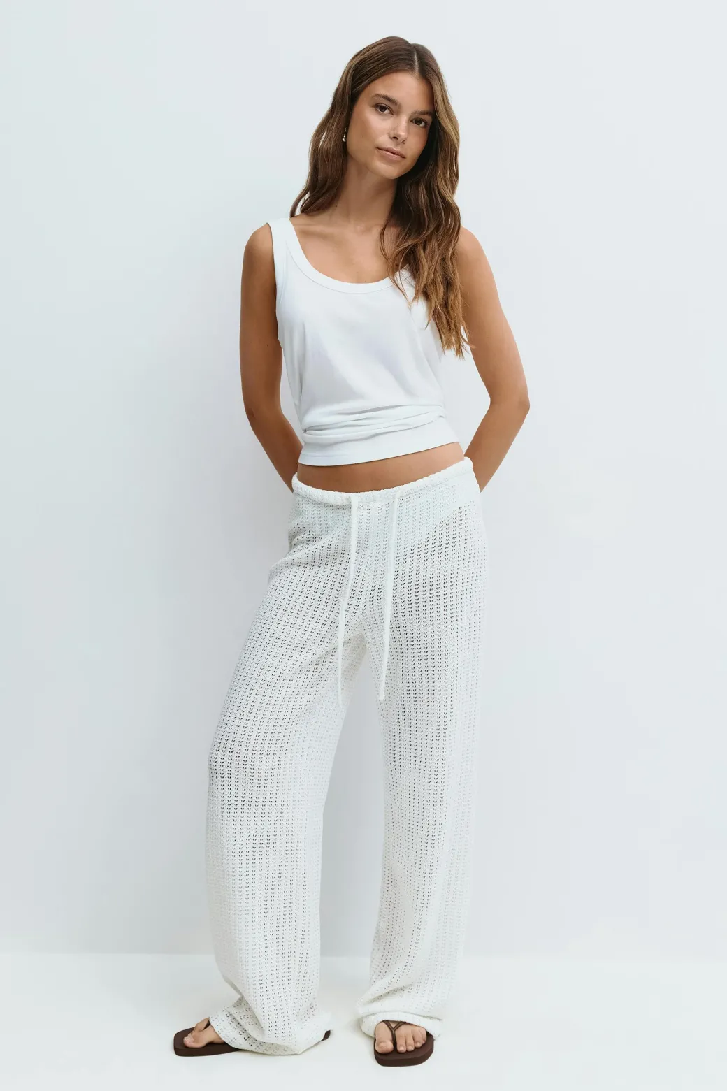 Crochet trousers