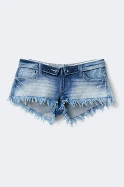 14+ delulu denim shorts
