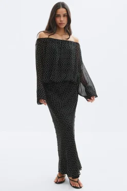 Draped dress