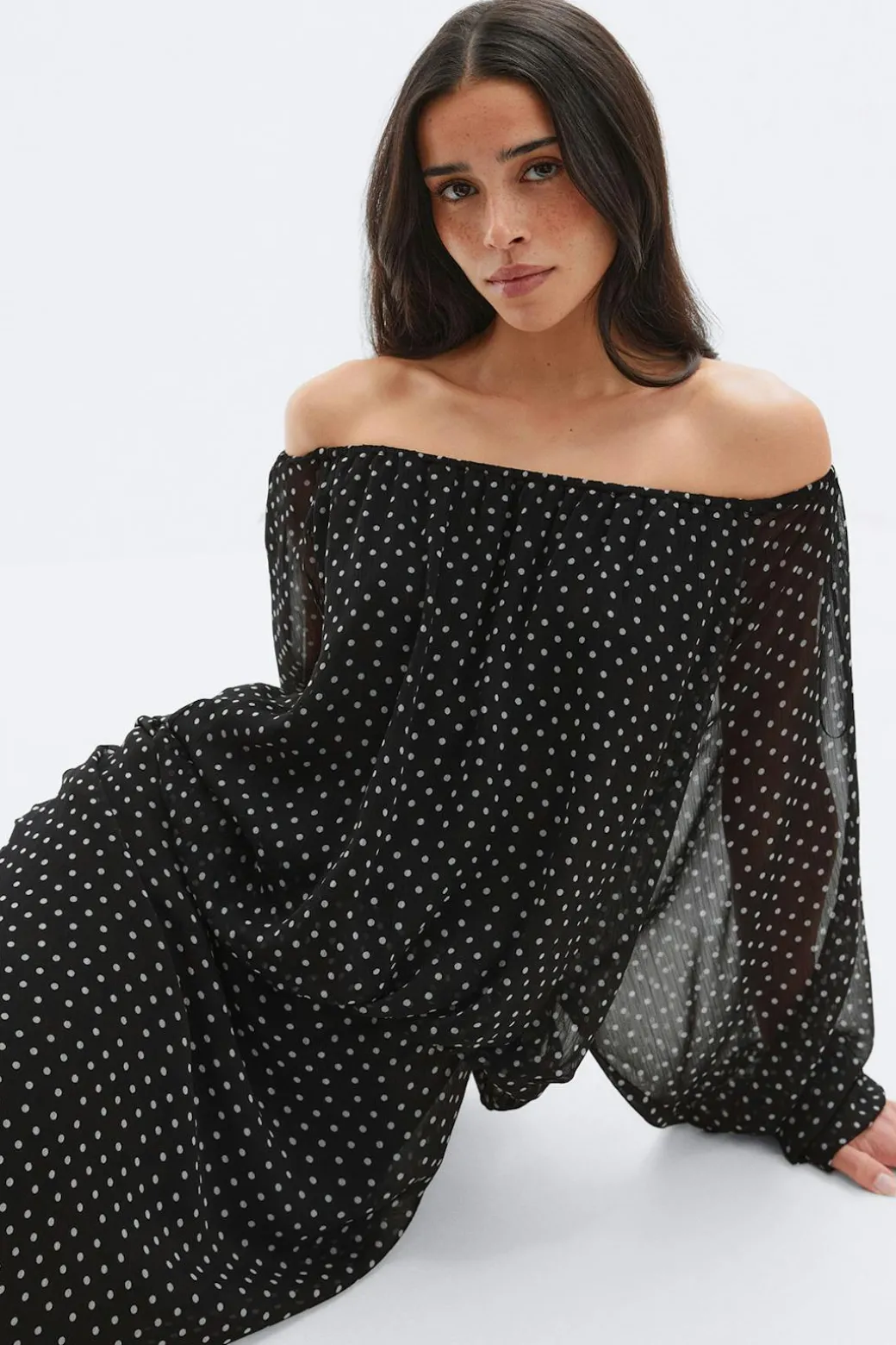 Draped dress