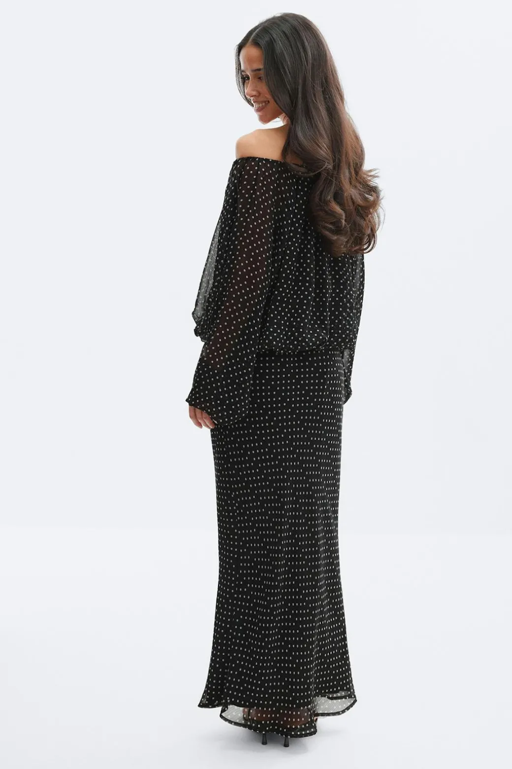 Draped dress
