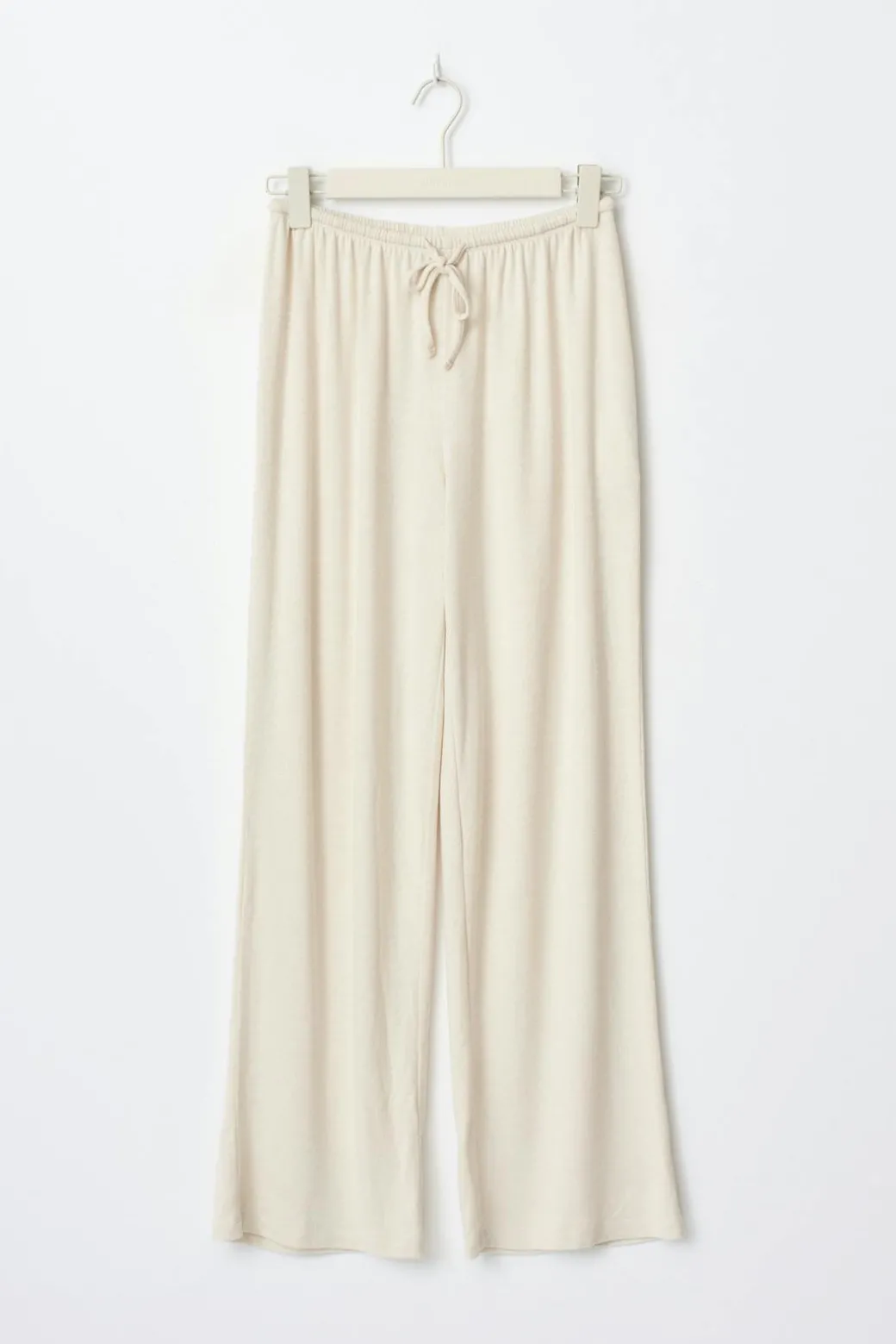 Drawstring wide trousers