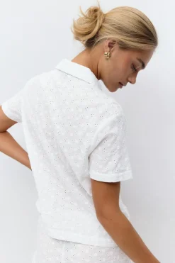 Embroidery anglaise shirt