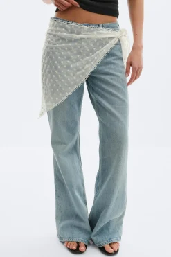Embroidery hip scarf