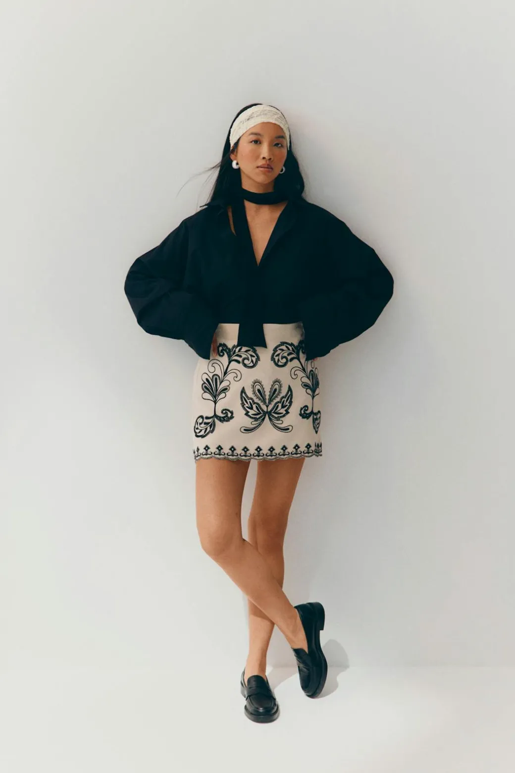 Embroidery skirt