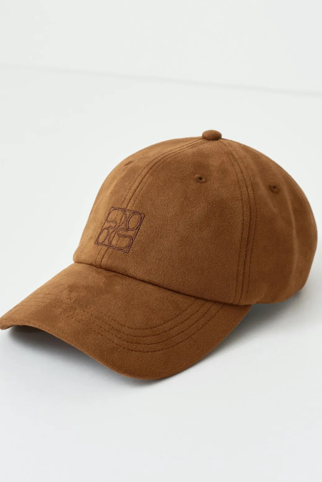 Fake suede cap
