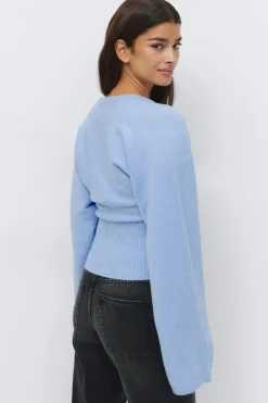Fitted waist knitted cardigan