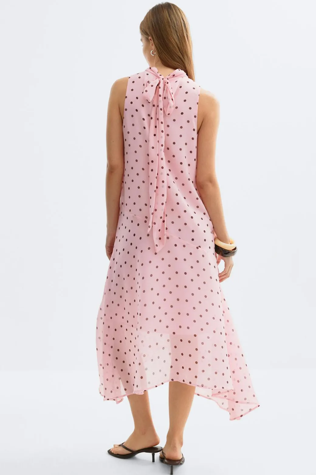 Flowy scarf dress