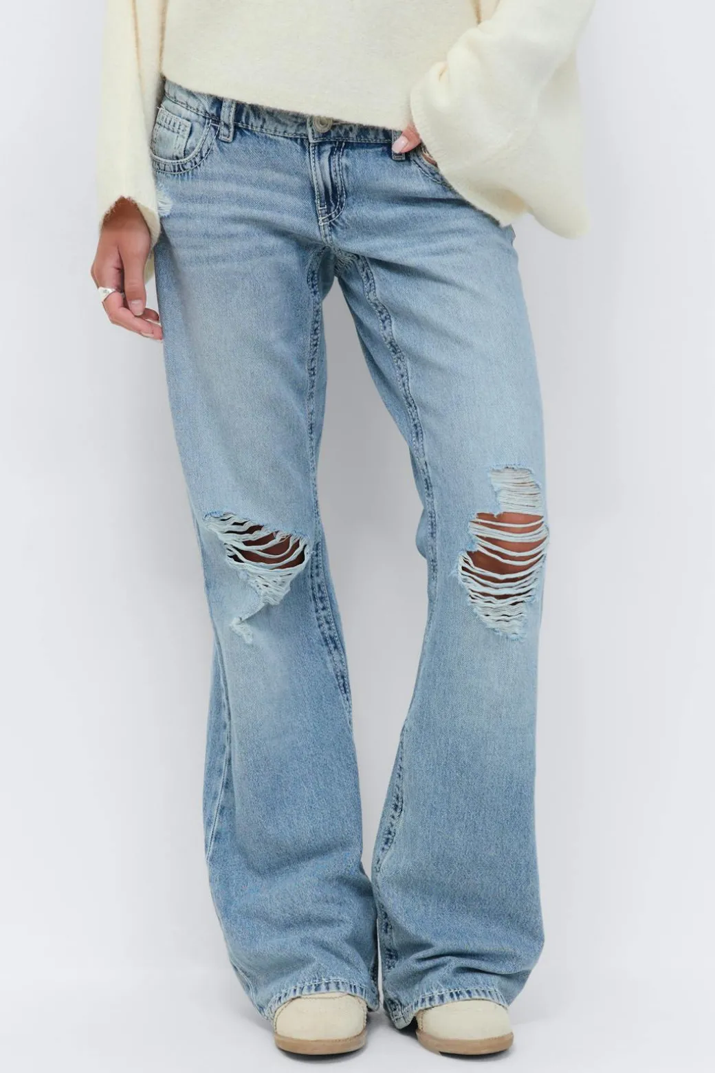 14+ for real low loose jeans