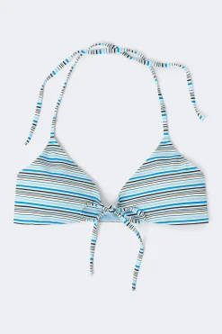 Front tie bikini top