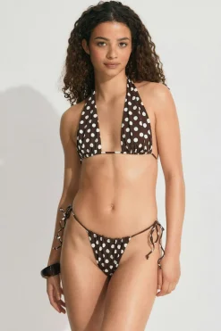 Gathered bikini tanga