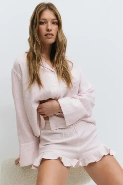 Gauze homewear shorts