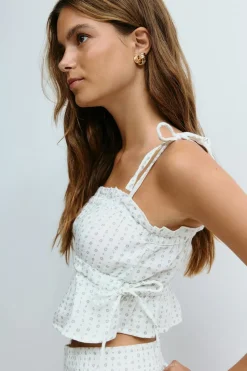 Gauze homewear top