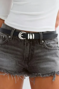 Glow low denim shorts