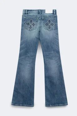 Glow rise flare jeans