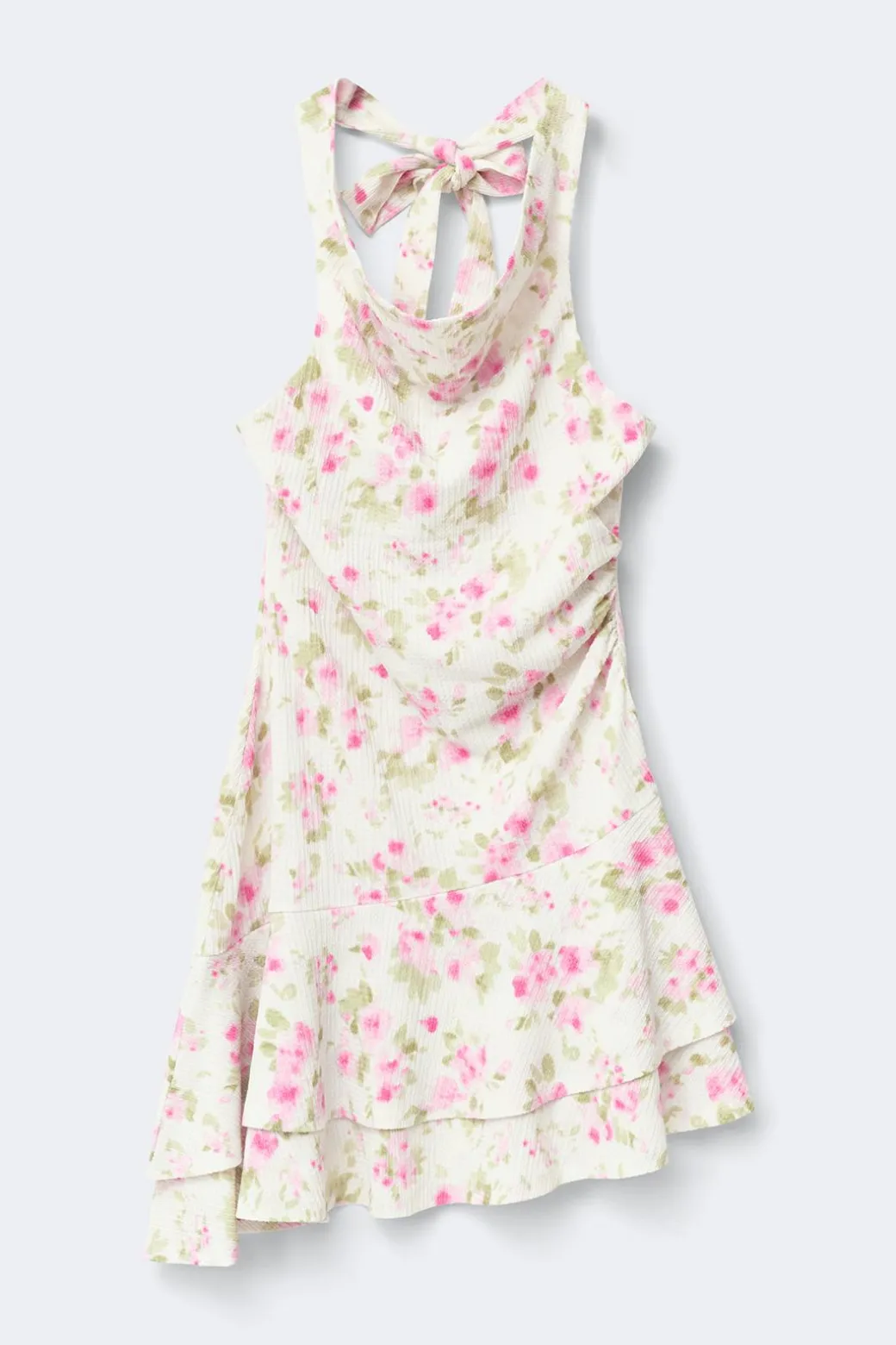 Halterneck mini dress