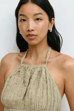 Halterneck tie top