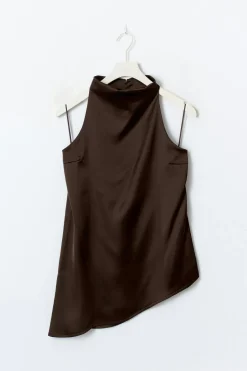 Halterneck tunic top