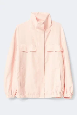 High neck cargo jacket
