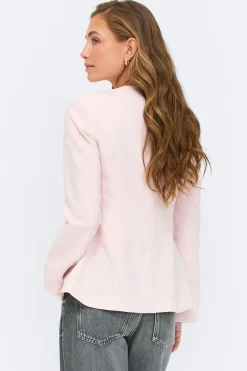 High neck shaped blazer