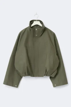 High neck short jacket