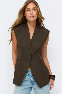 High neck vest