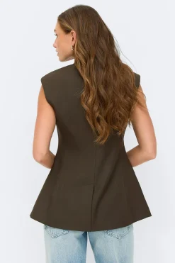 High neck vest