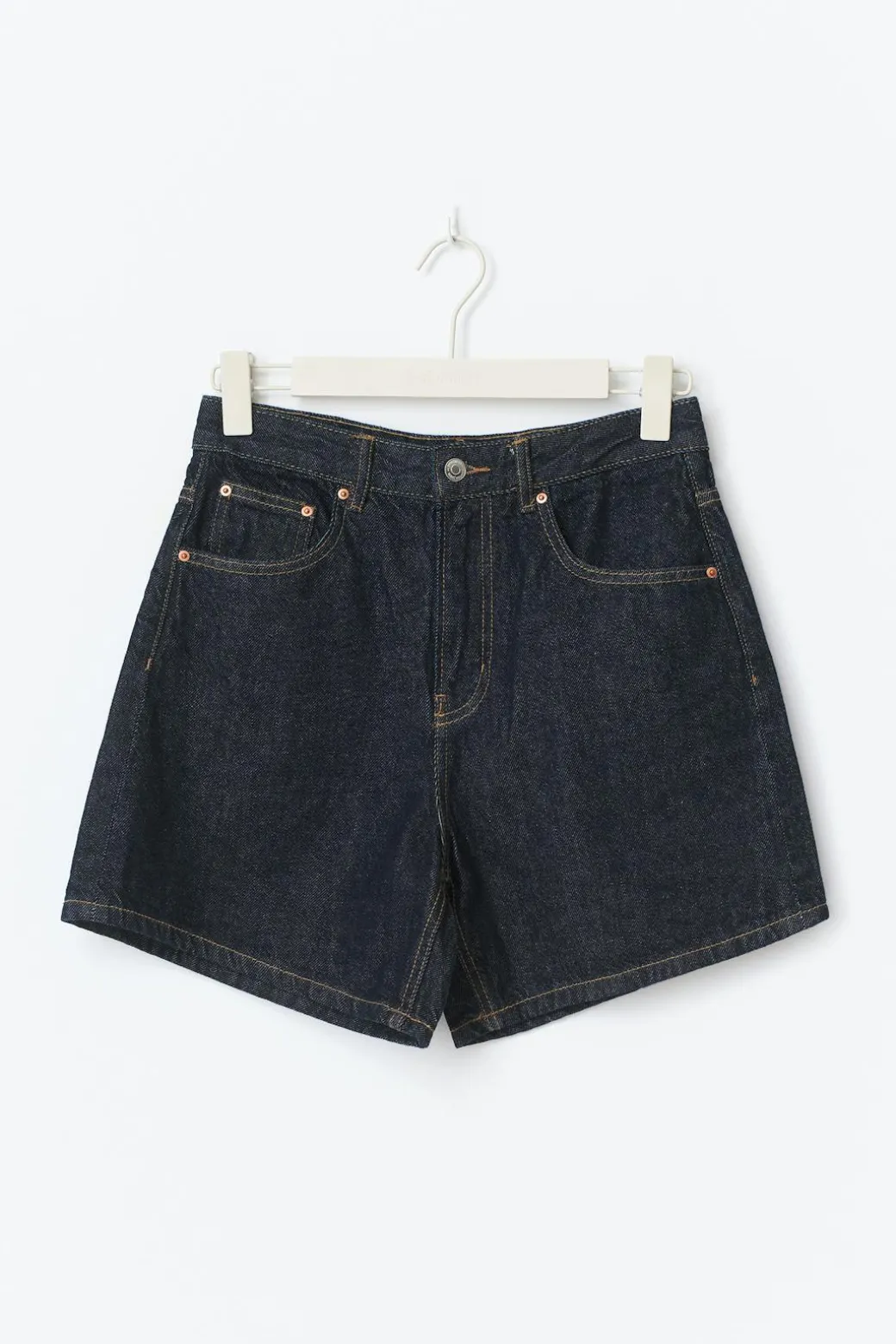 High waist denim shorts